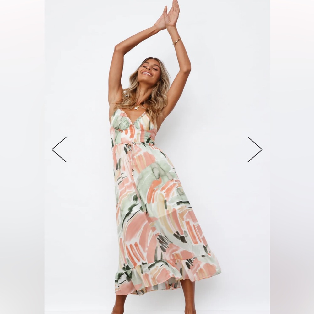 BEGONIA BLOOM MAXI DRESS HELLO MOLLY